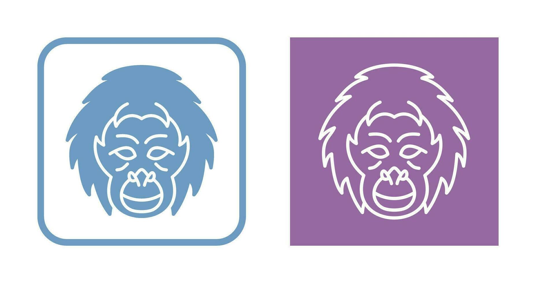 Orang-Utan-Vektorsymbol vektor