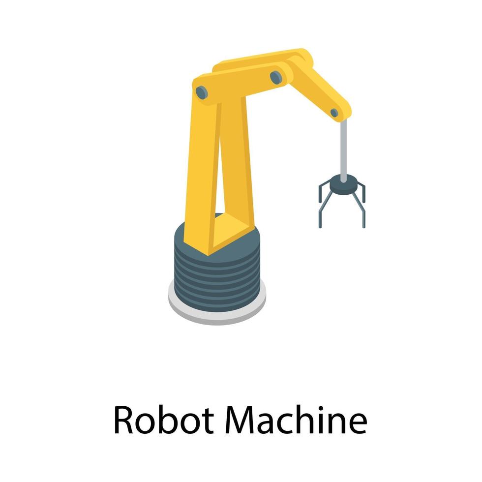 Roboterhandmaschine vektor