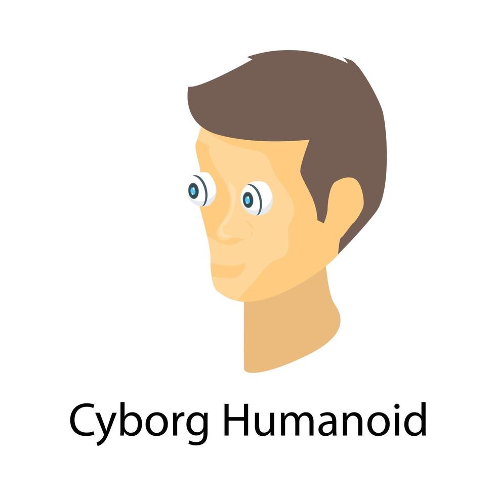 cyborg humanoidteknik vektor