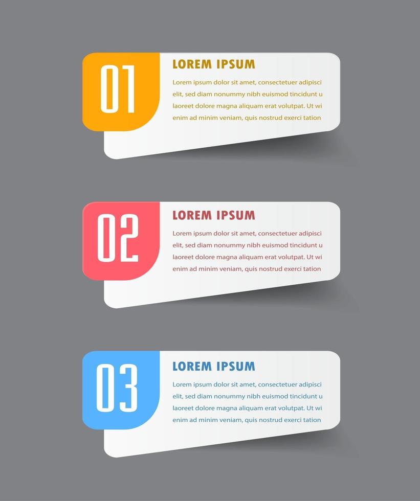 modern text rutmall, infographics banner vektor