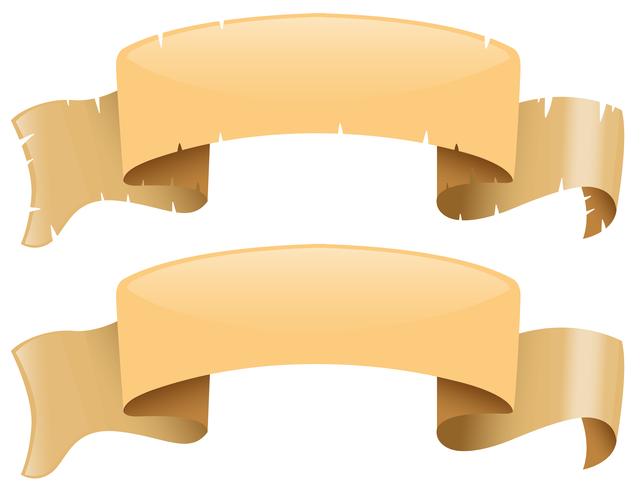 Mittelalterliches Design von Etiketten vektor