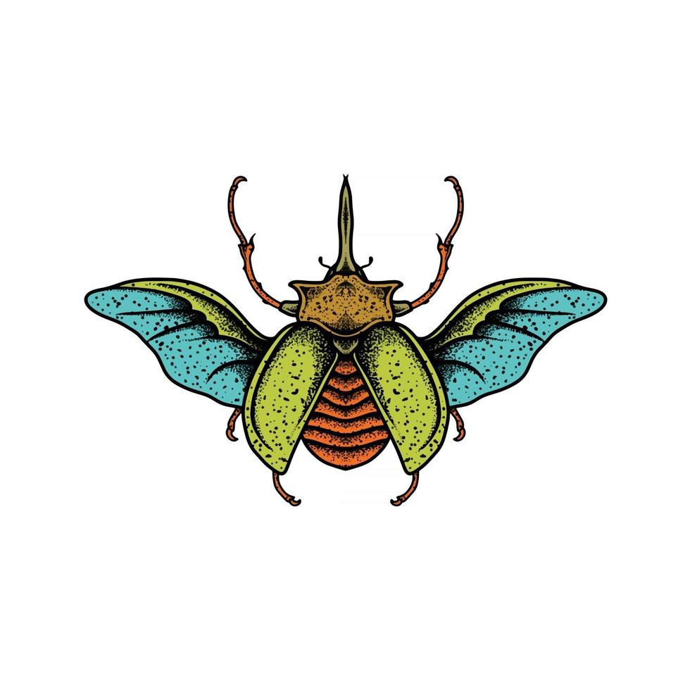 Insektenzeichnungsdesign vektor