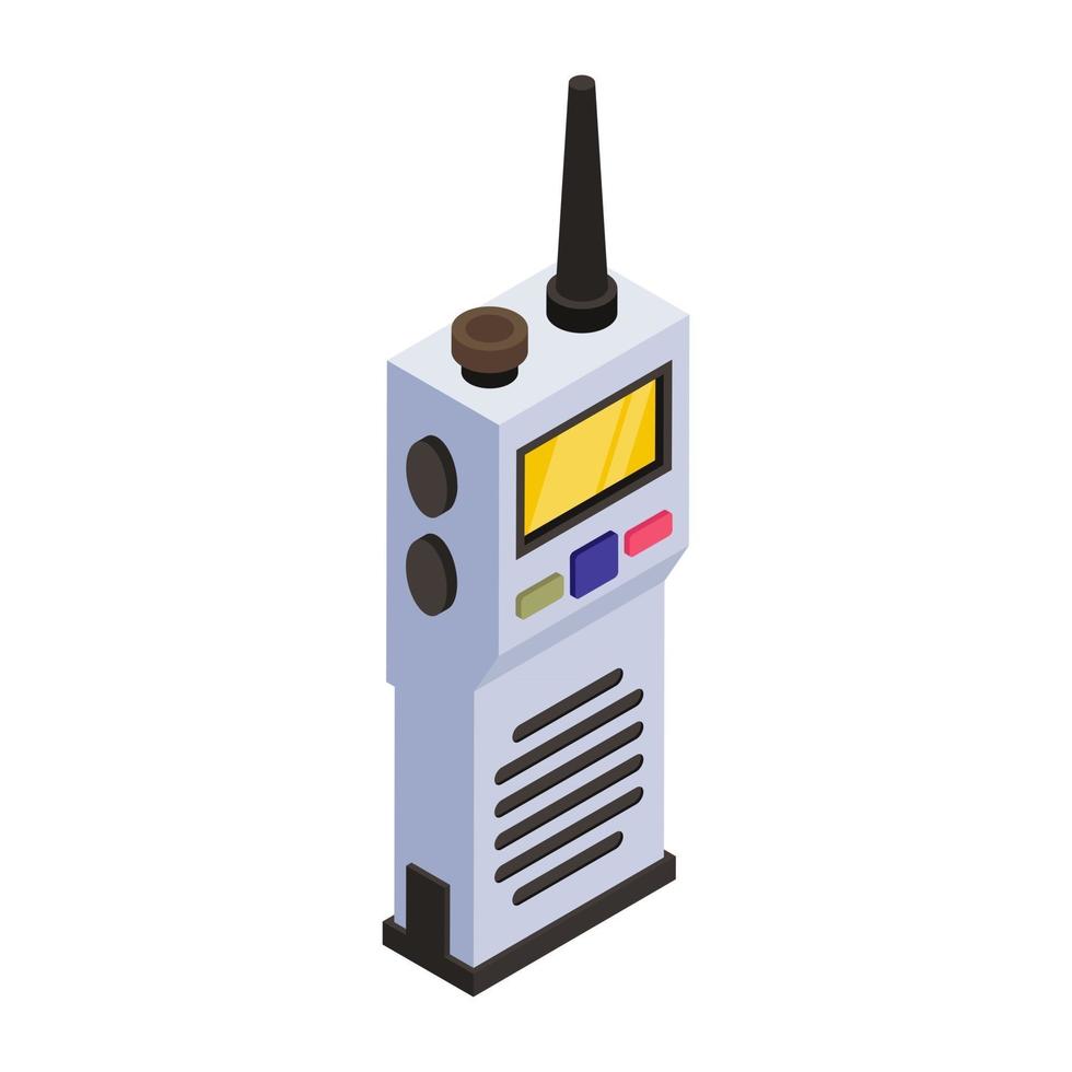 walkie talkie-telefon vektor