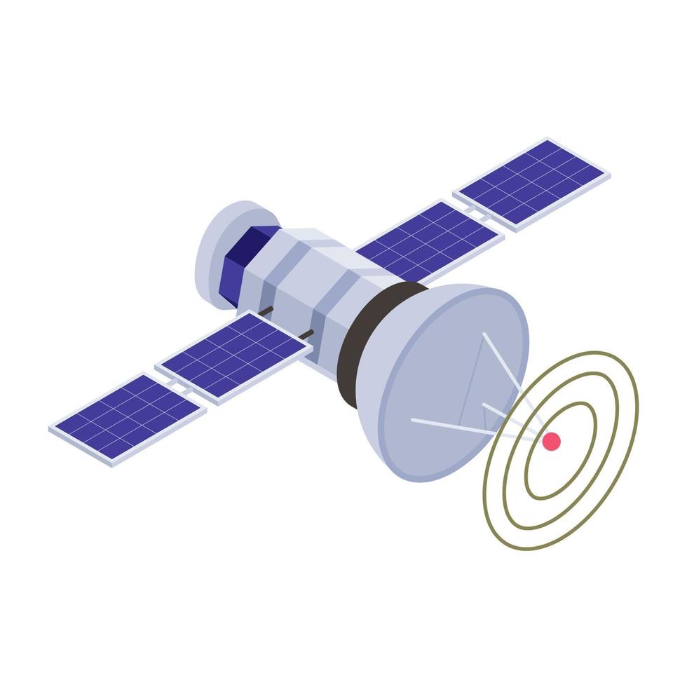 Satellit und Ausrüstung vektor