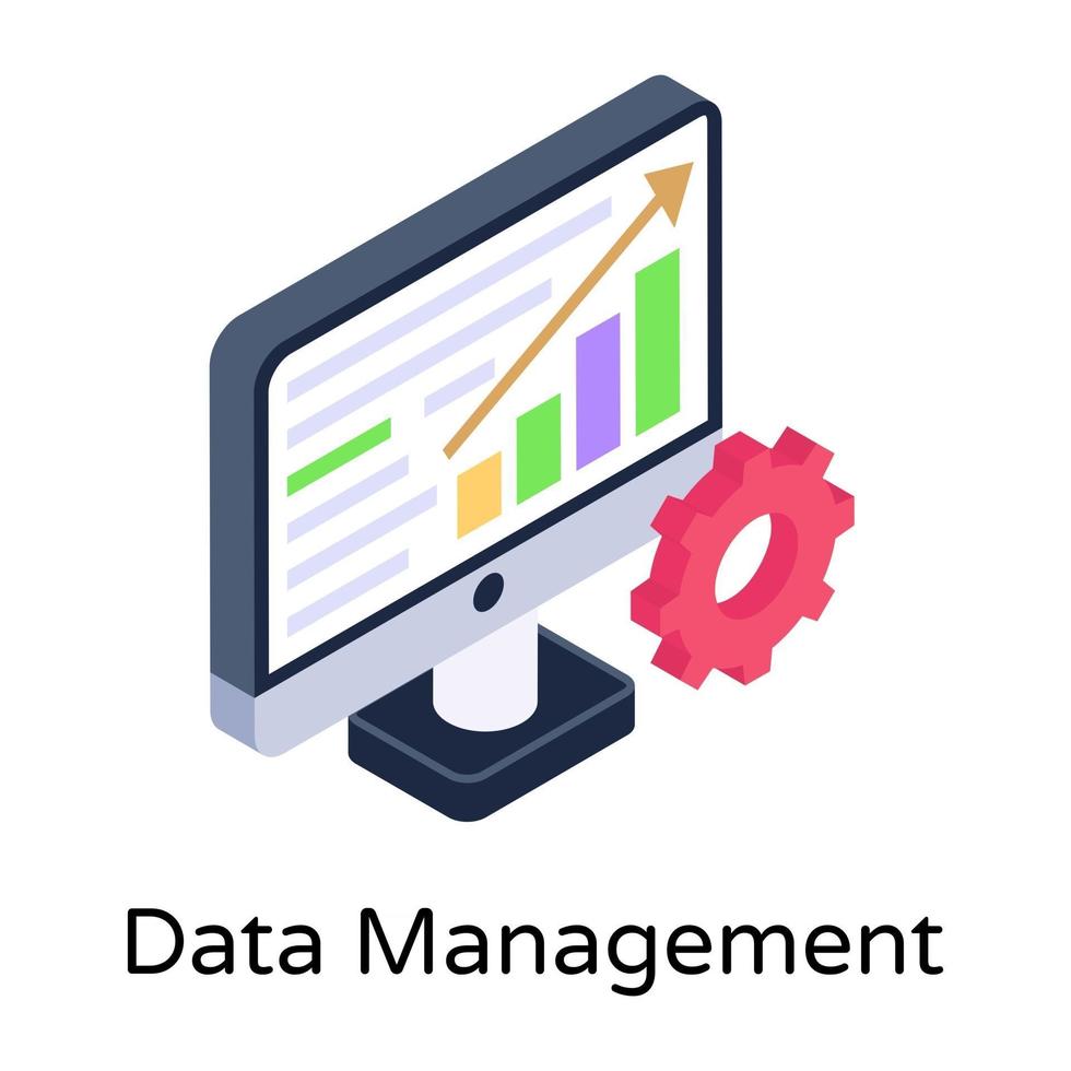 datahantering och konfiguration vektor