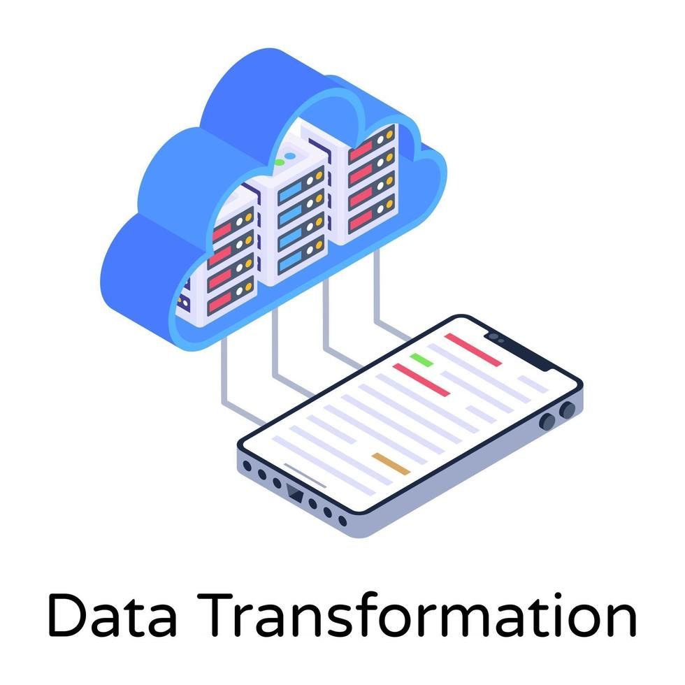 datatransformation och utbyte vektor