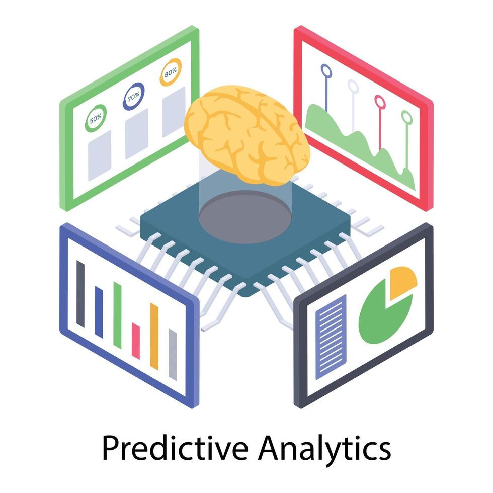 Predictive Analytics-Konzepte vektor