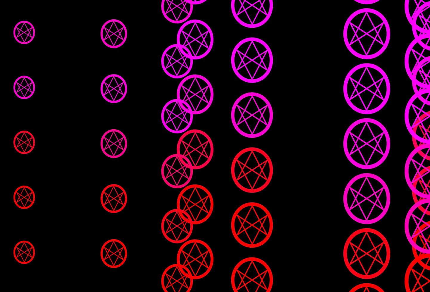 dunkelrosa Vektorbeschaffenheit mit Religionssymbolen. vektor