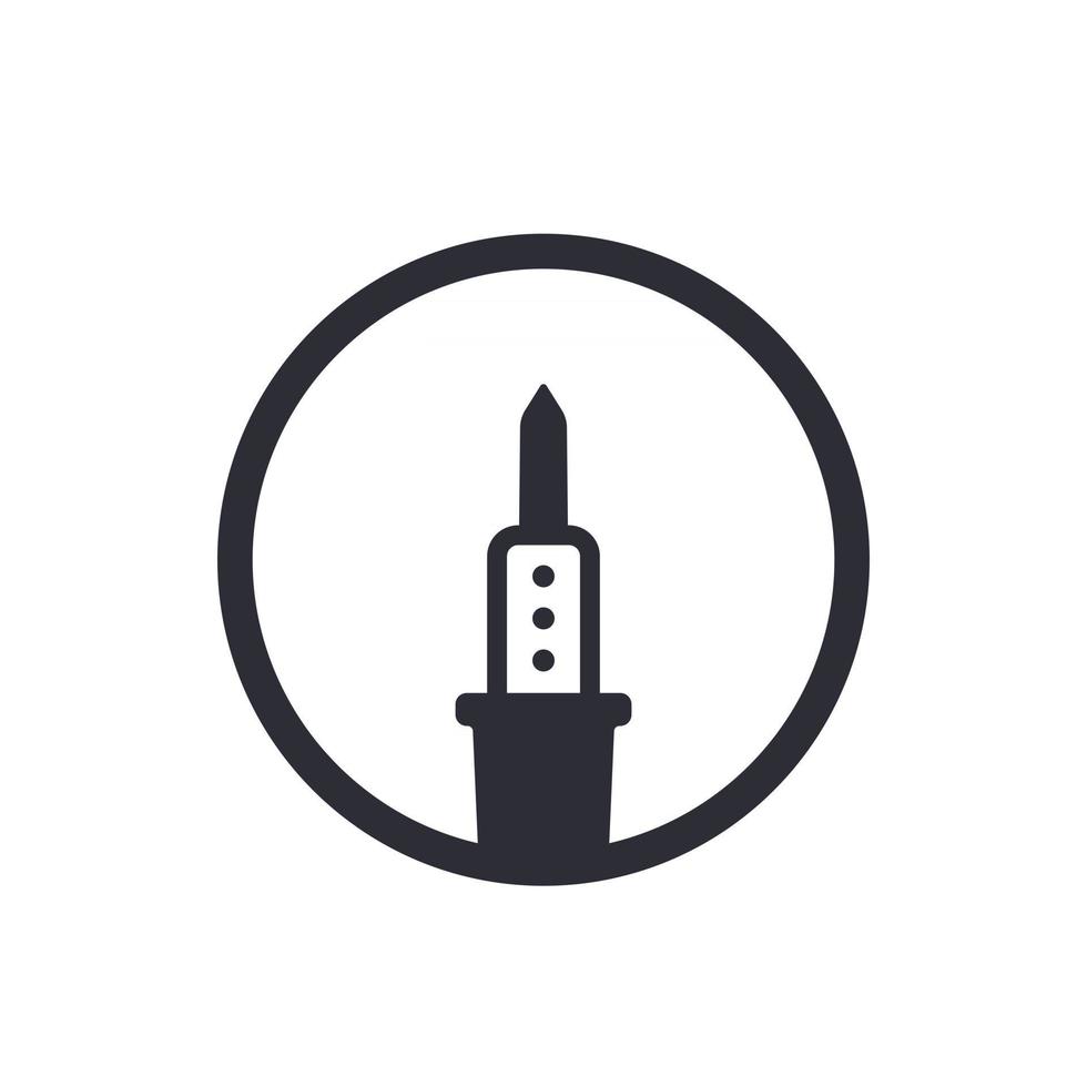 Lötkolben-Vektor-Logo vektor