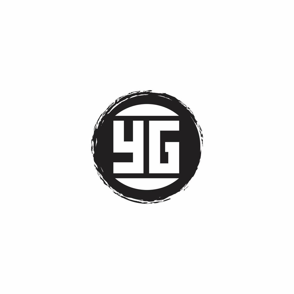 logotyp monogram formgivningsmall vektor