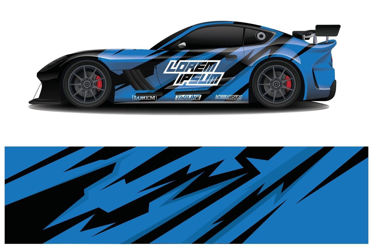 Auto Aufkleber Aufkleber Wrap Design Vektor