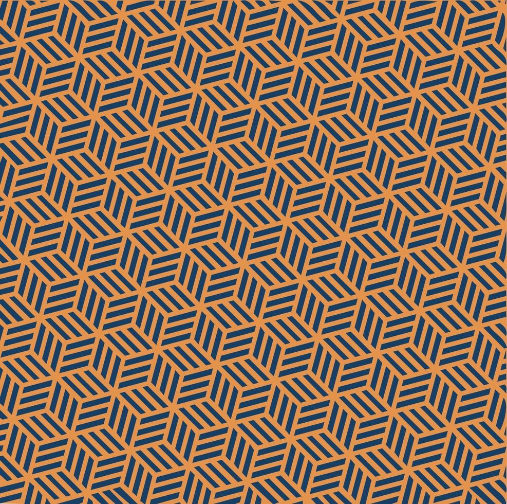 sexkantigt japanskt abstrakt mönster fri vektor