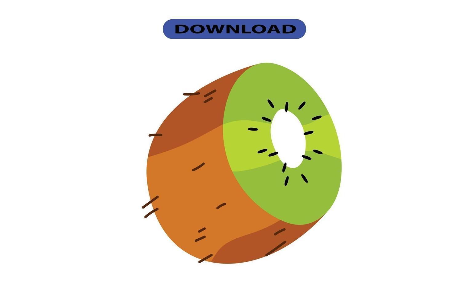 kiwi ikon eller logotyp hög upplösning vektor