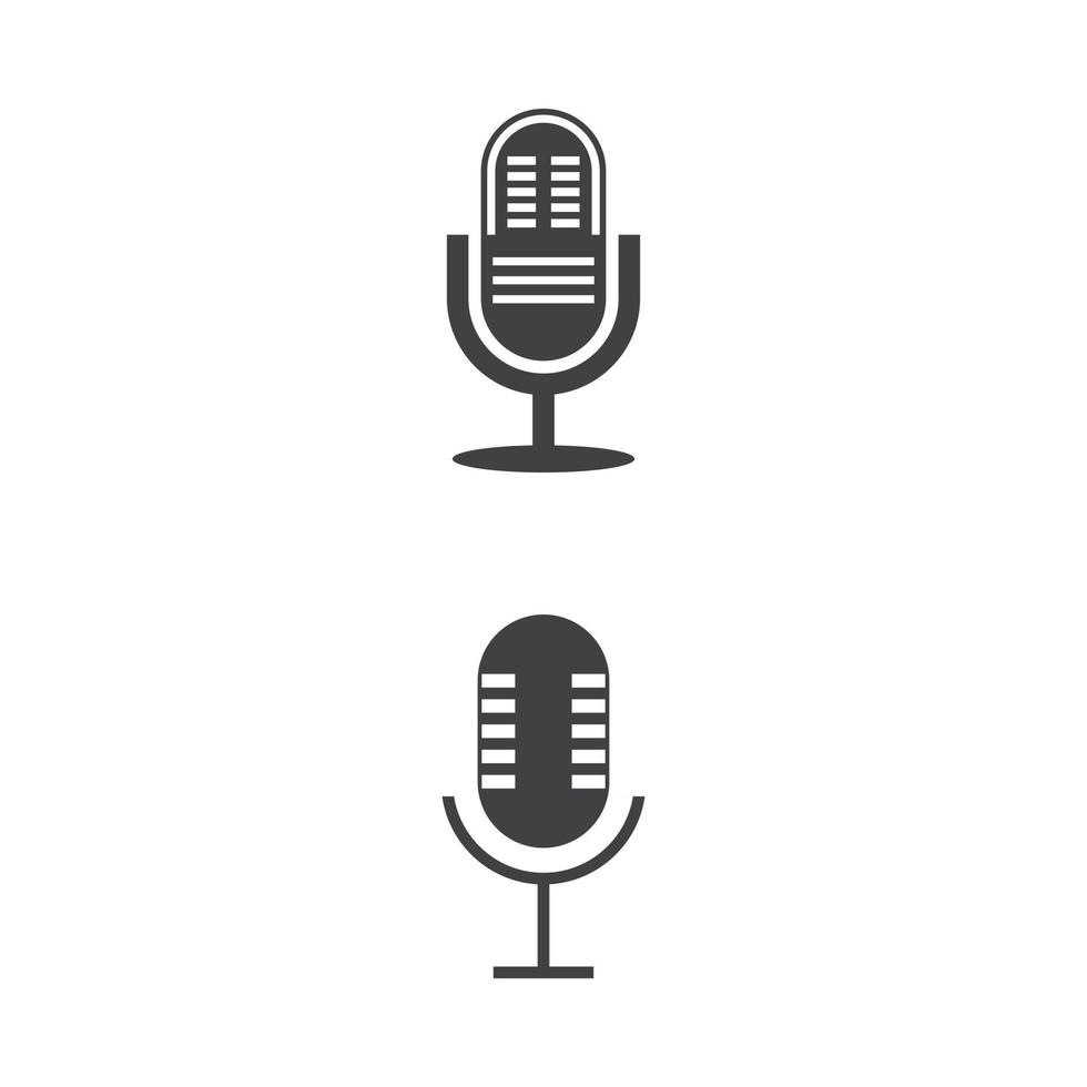 Podcast Vektor Icon Design Illustration Vorlage