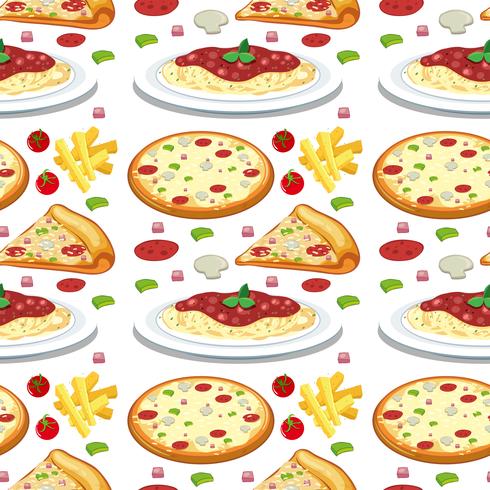 Nahtloses Muster Der Teigwaren Und Der Pizza Download Kostenlos Vector Clipart Graphics Vektorgrafiken Und Design Vorlagen