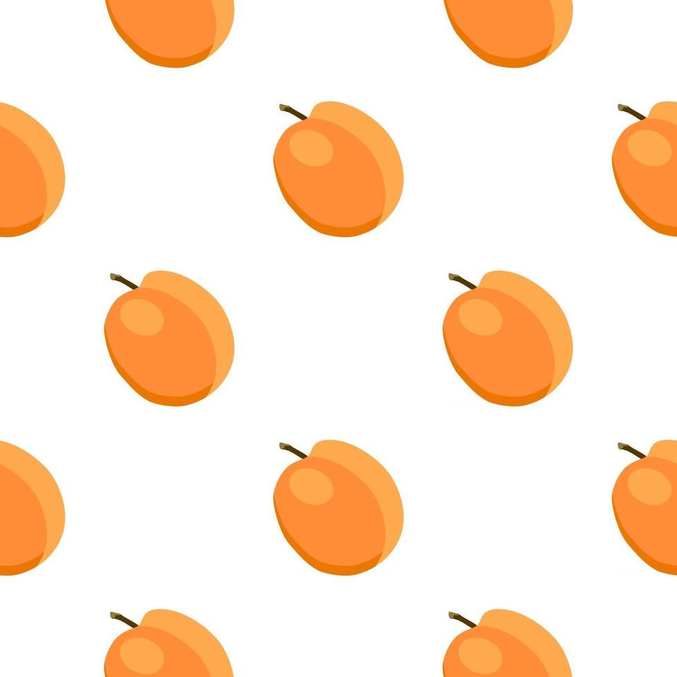 illustration på tema storfärgad sömlös aprikos vektor