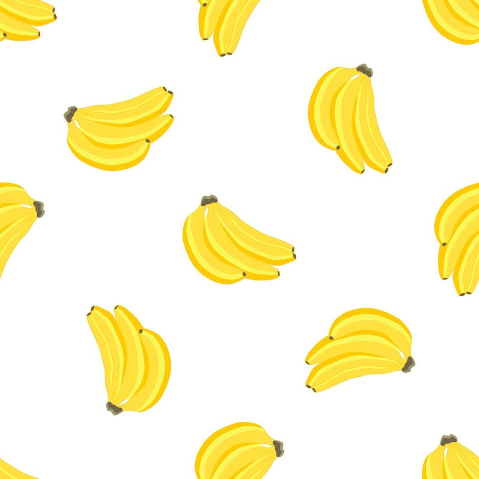 Illustration zum Thema große farbige nahtlose Banane vektor