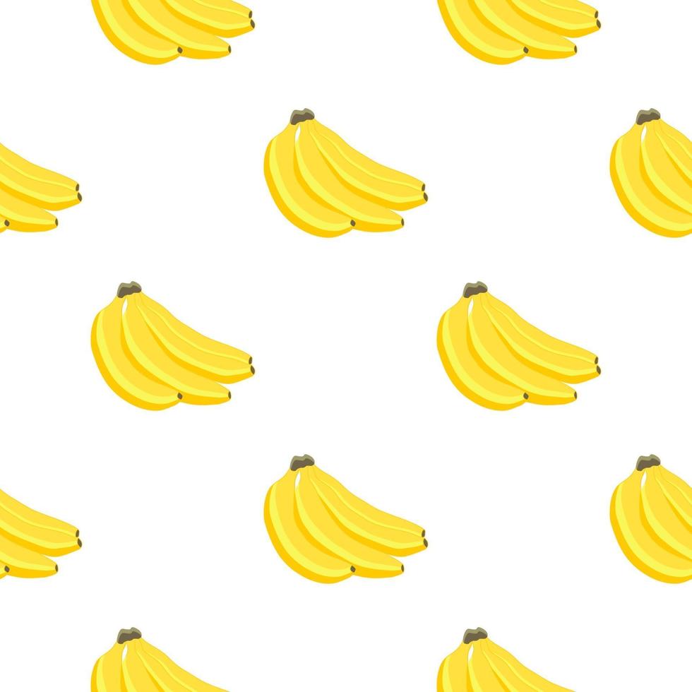 Illustration zum Thema große farbige nahtlose Banane vektor