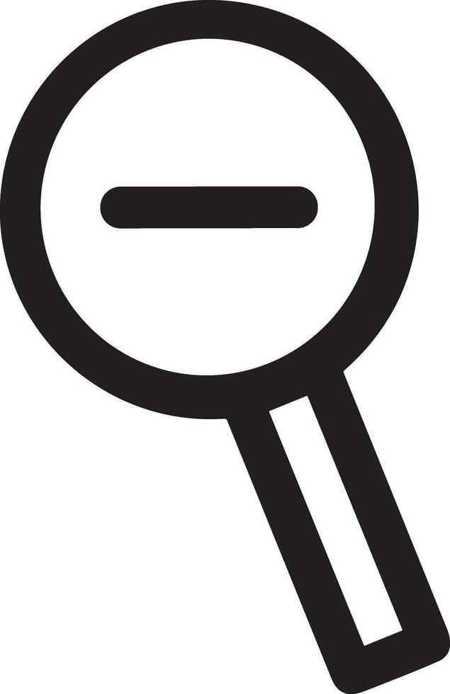 zoom hitta ikon symbol bild vektor. illustration av de Sök lins design bild vektor