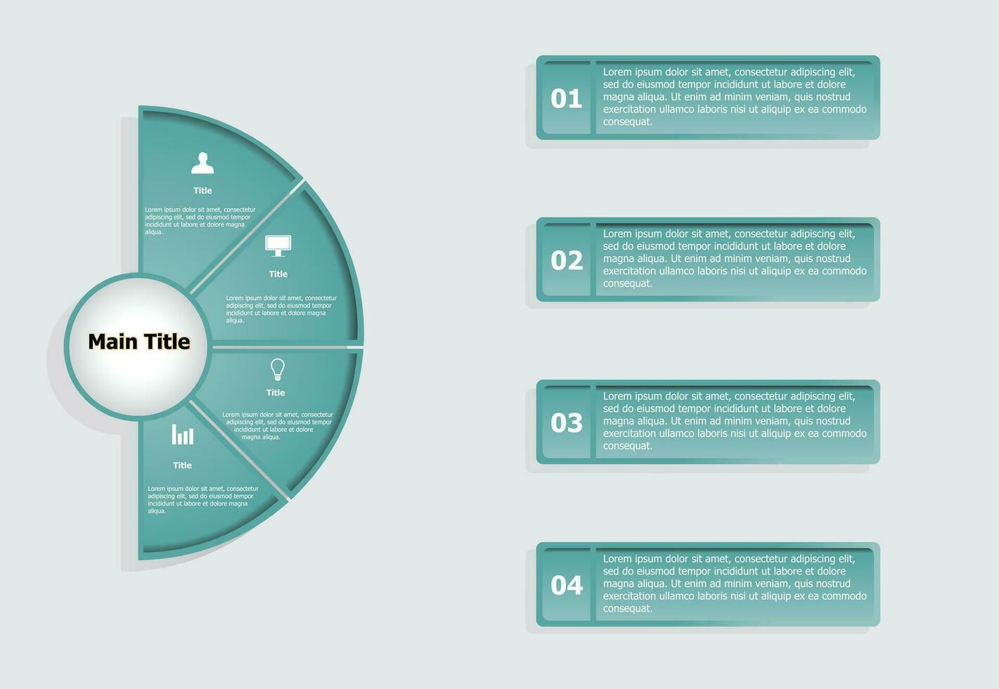 modern Infografik Vorlage Design Vektor zum Netz Design, ui Apps, Geschäft Präsentation, Arbeitsablauf Layout, Diagramm, jährlich Bericht.