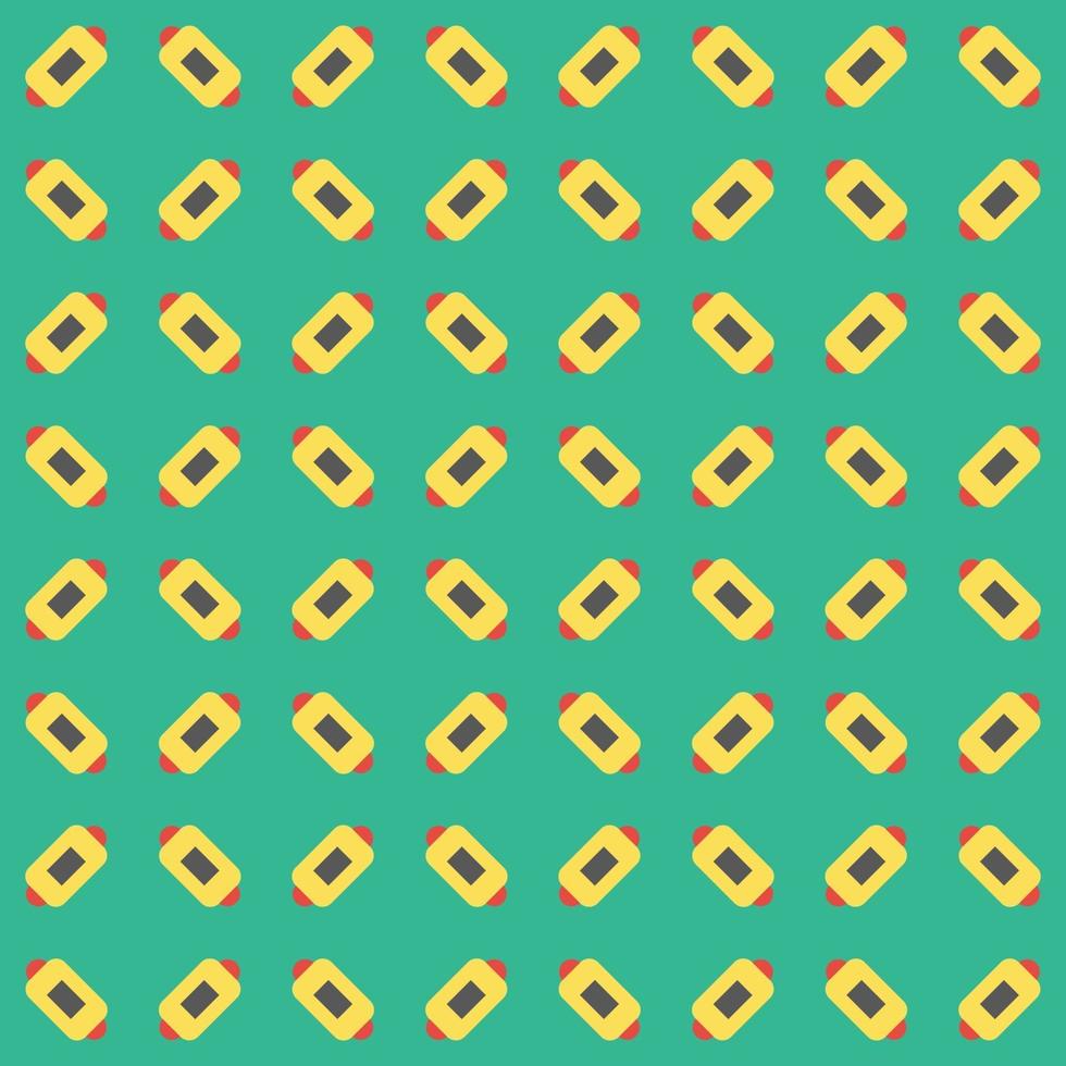 Muster Hot Dog nahtlose Hintergrund-Vektor-Illustration vektor