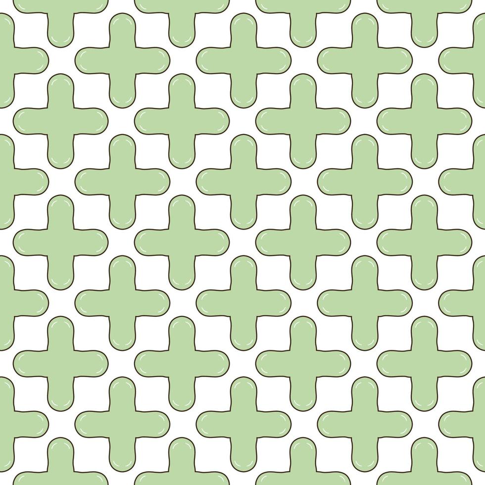abstrakt mönster plus tecken sömlös vektorillustration vektor