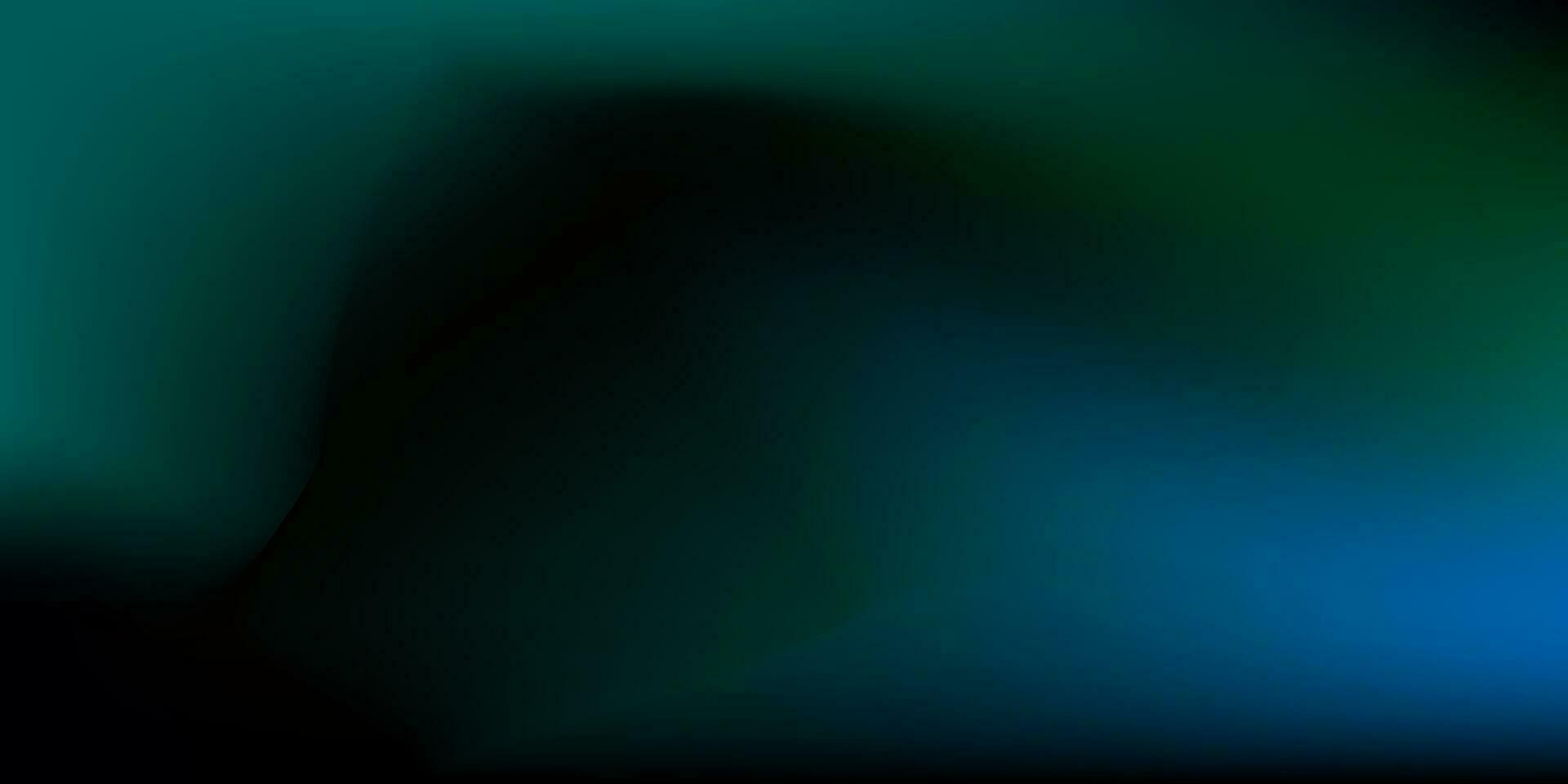 nordlig lampor, en ljus glöd på en svart bakgrund. abstrakt vektor bakgrund design. blå, grön