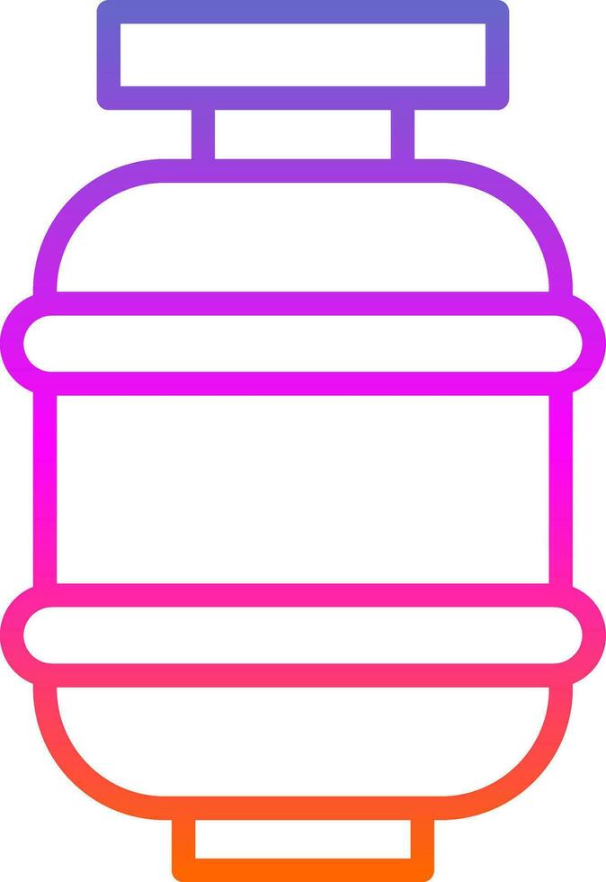 gas flaska vektor ikon design