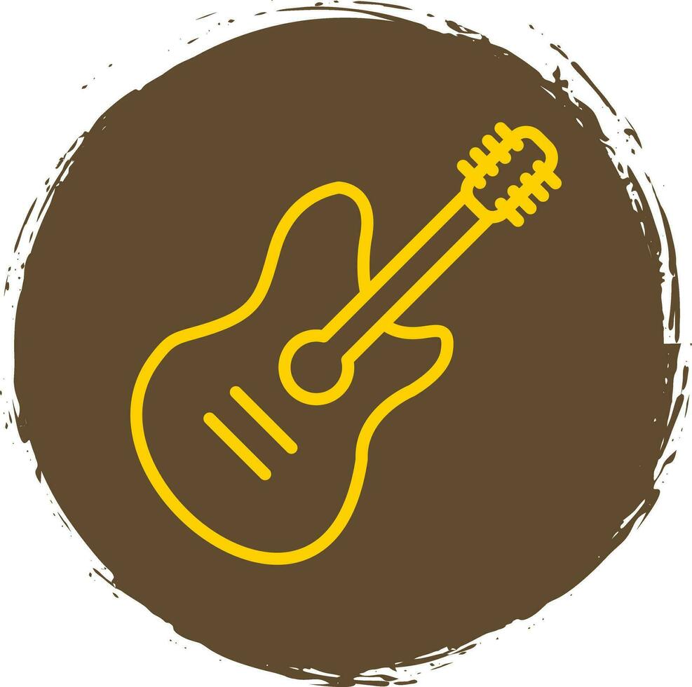 Gitarren-Vektor-Icon-Design vektor