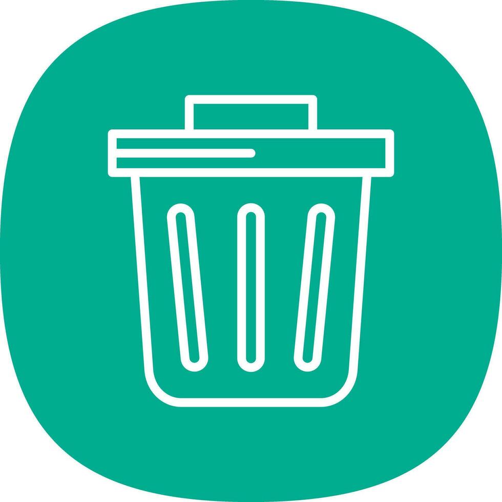 Trash-Vektor-Icon-Design vektor