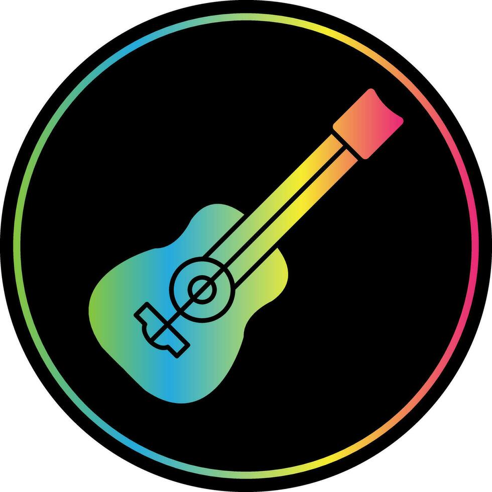 Gitarren-Vektor-Icon-Design vektor