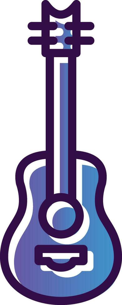 Gitarren-Vektor-Icon-Design vektor