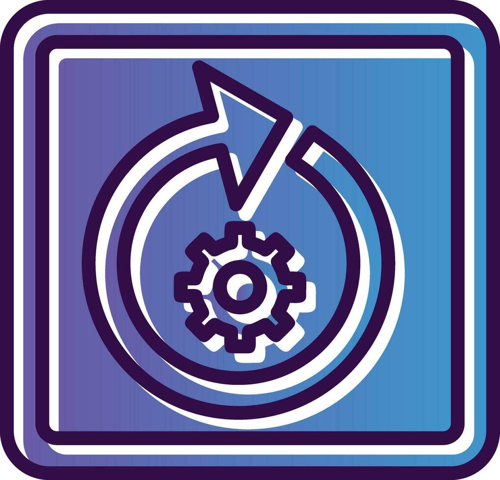 System aktualisieren Vektor Symbol Design