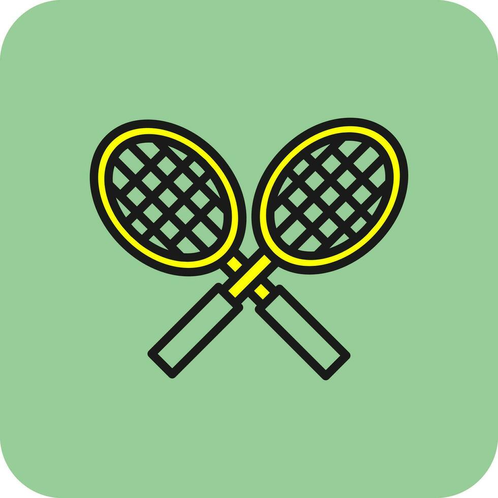 Tennis Schläger Vektor Symbol Design