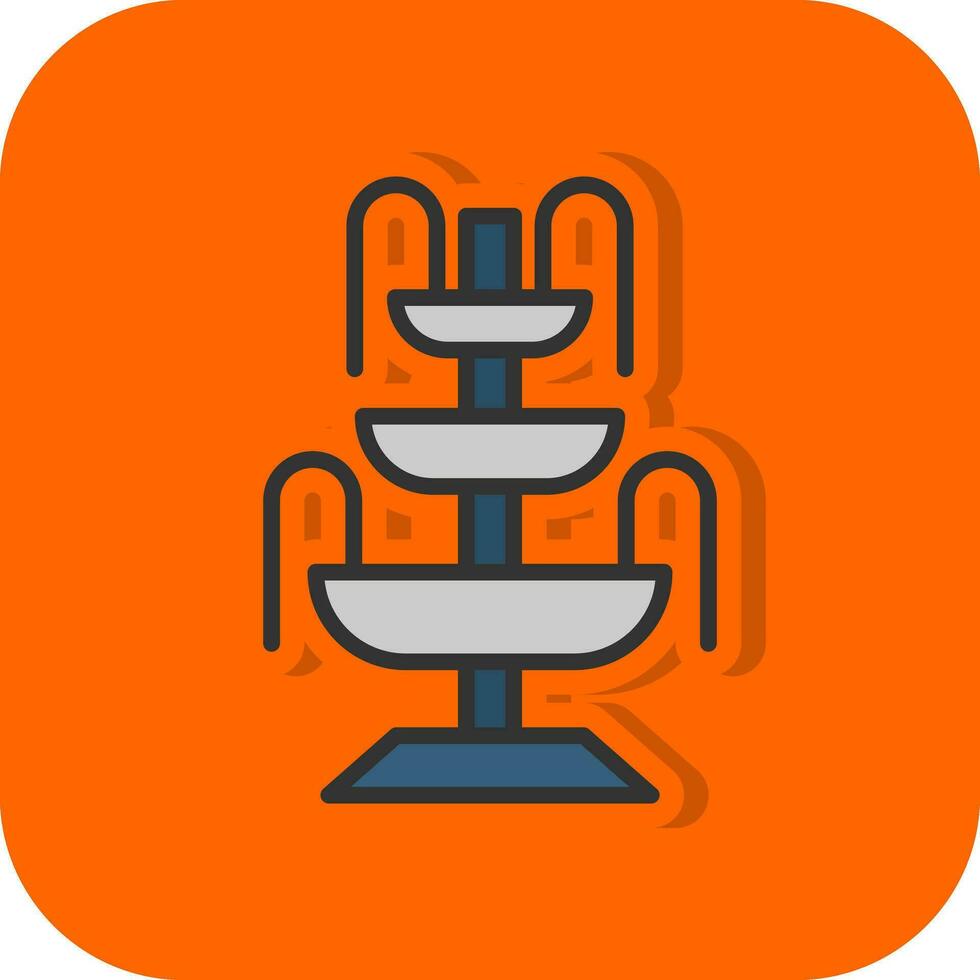 Brunnen-Vektor-Icon-Design vektor