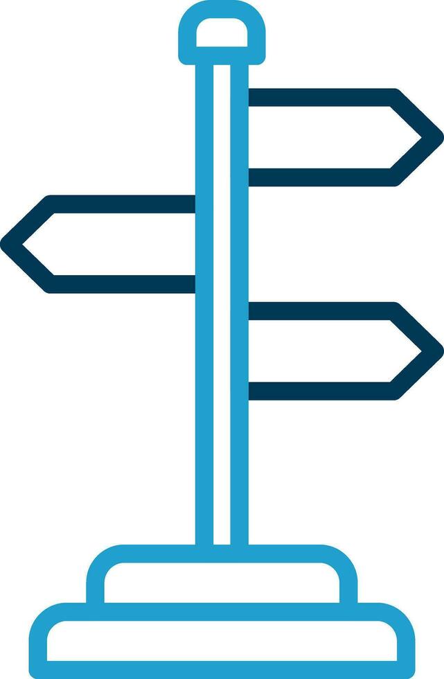 Wegweiser Vektor Symbol Design