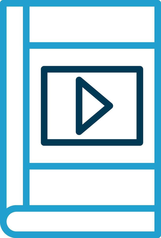 Video Lernprogramm Vektor Symbol Design