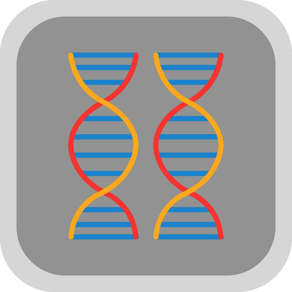 DNA-Vektor-Icon-Design vektor