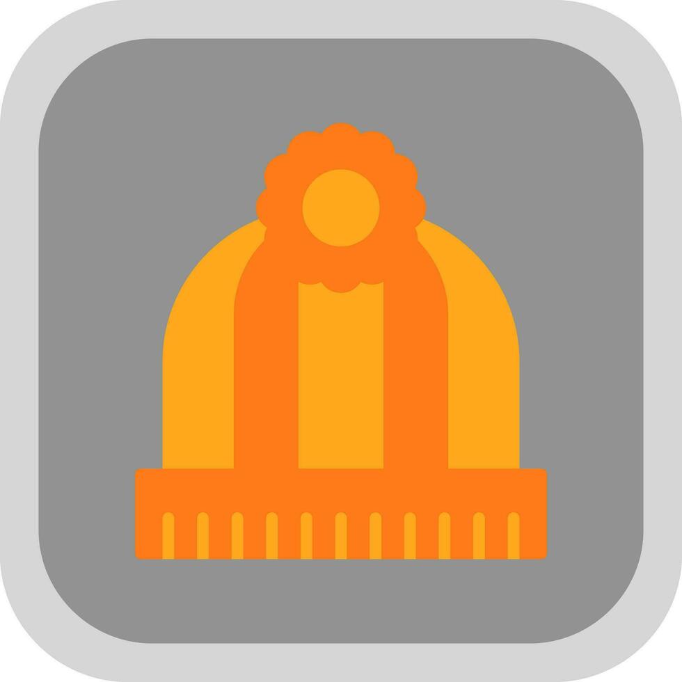 Beanie-Vektor-Icon-Design vektor