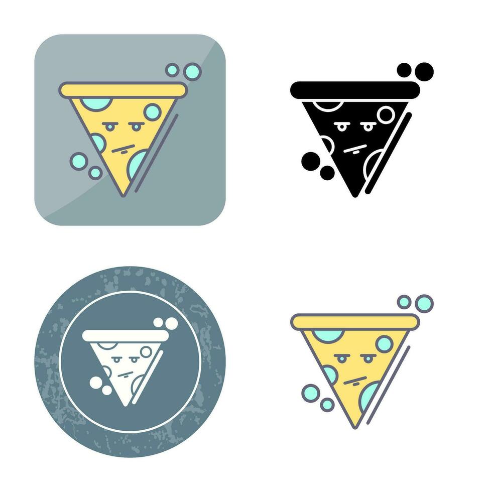 Pizza-Vektor-Symbol vektor