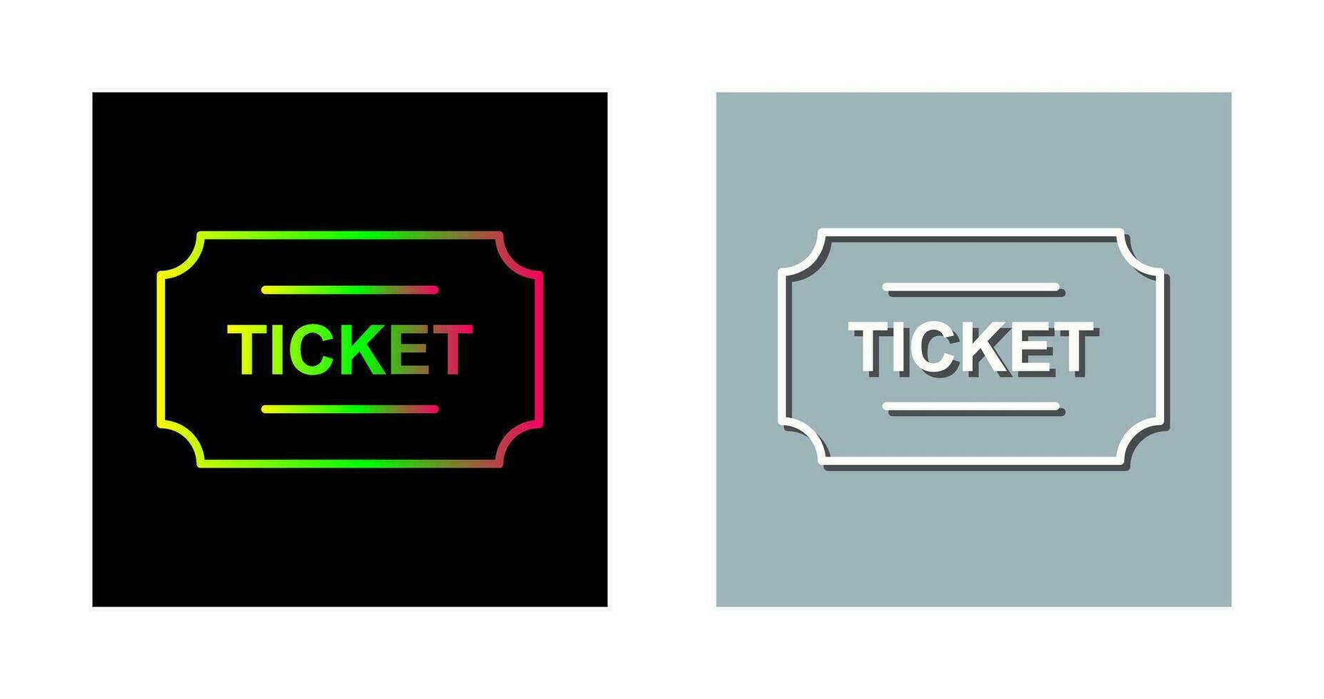 Ticket-Vektor-Symbol vektor