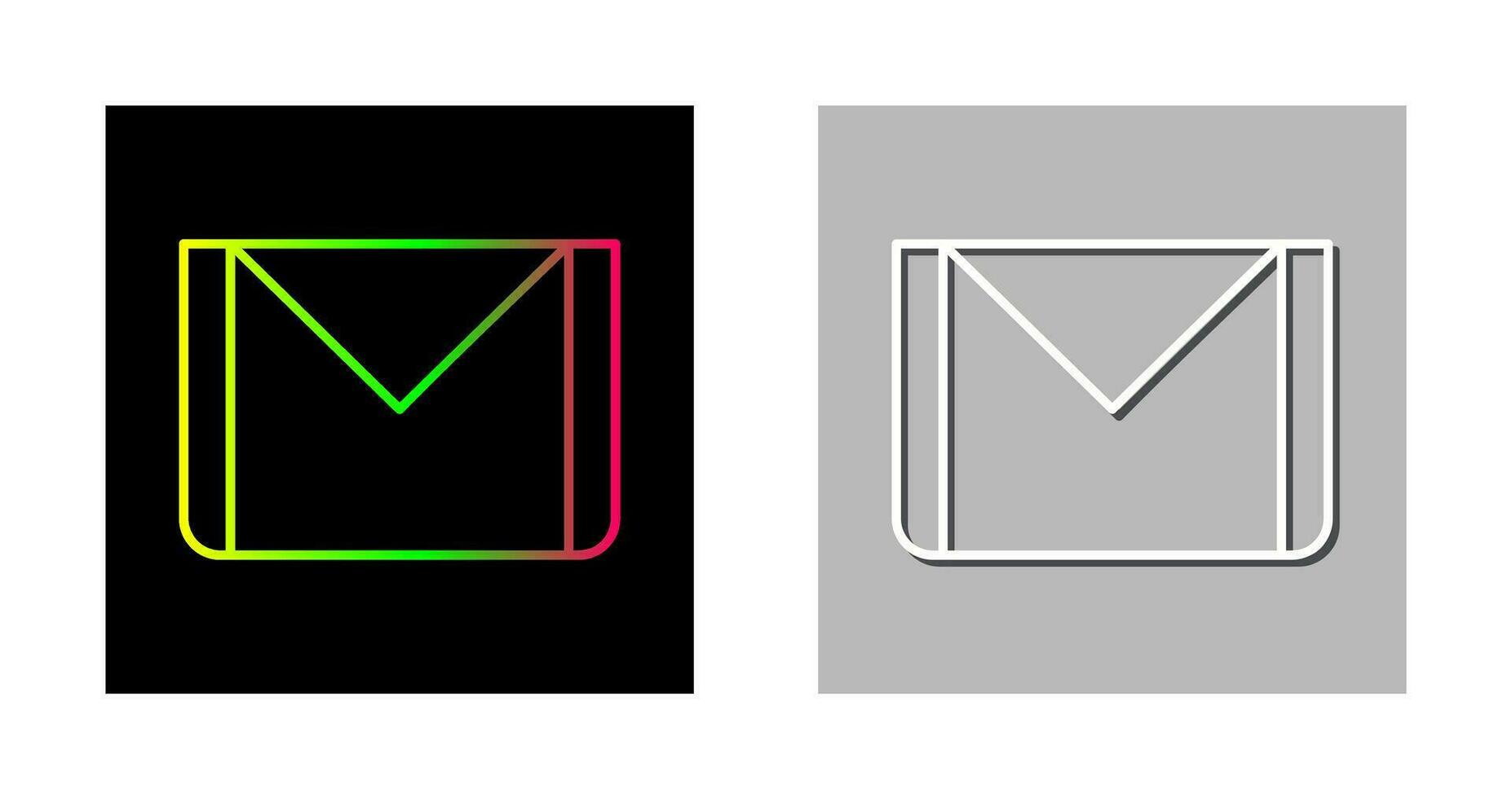 einzigartiges E-Mail-Vektorsymbol vektor