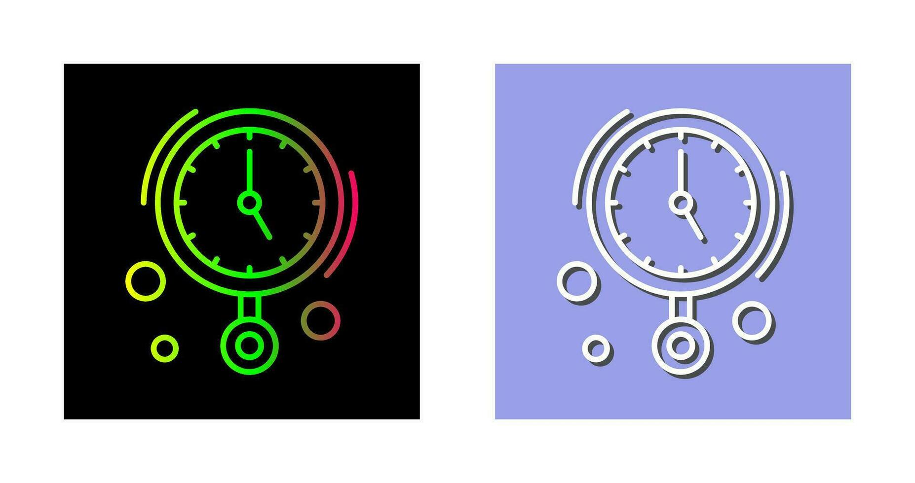 Wanduhr-Vektorsymbol vektor