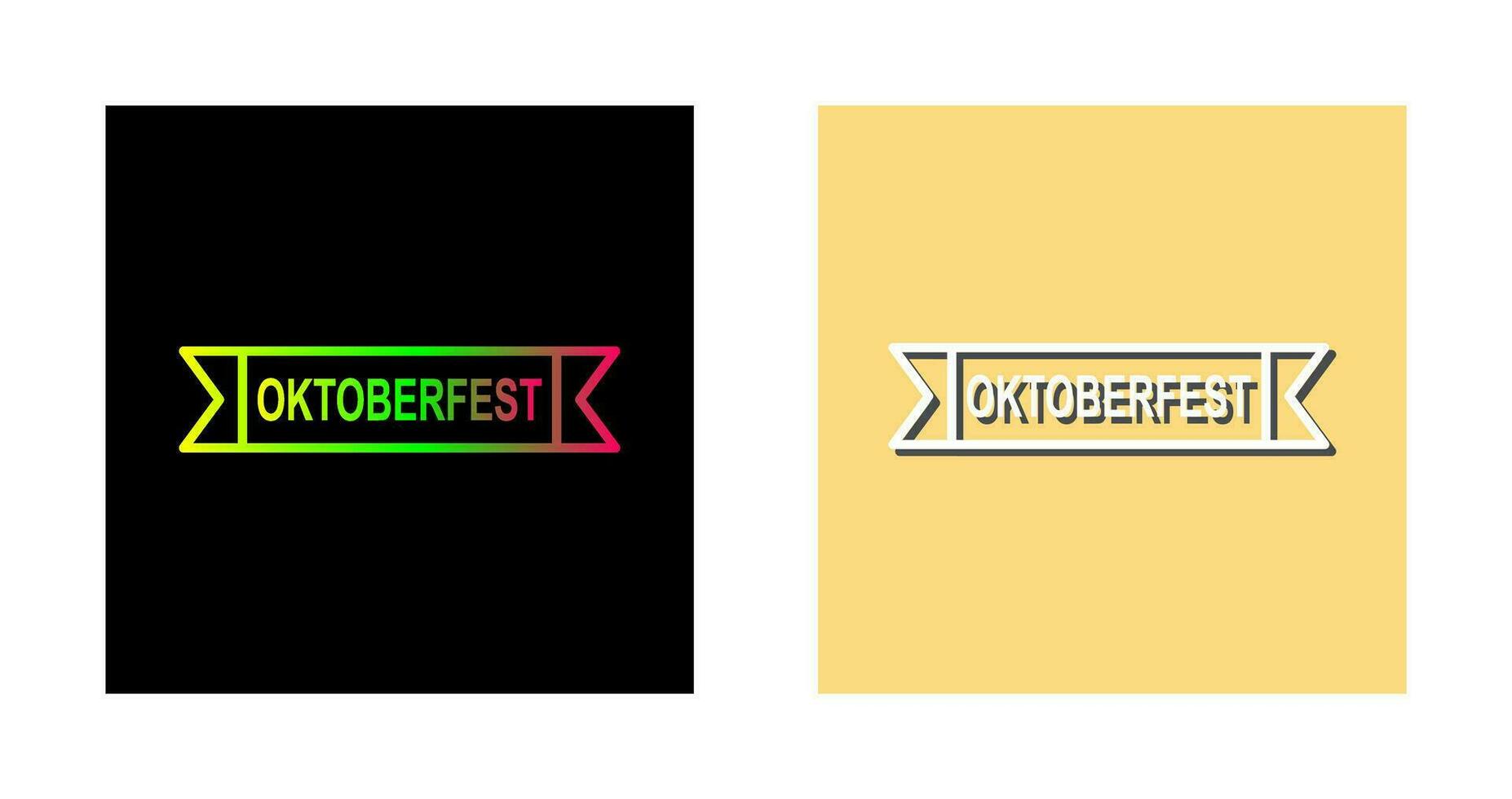 Oktoberfest-Banner-Vektor-Symbol vektor