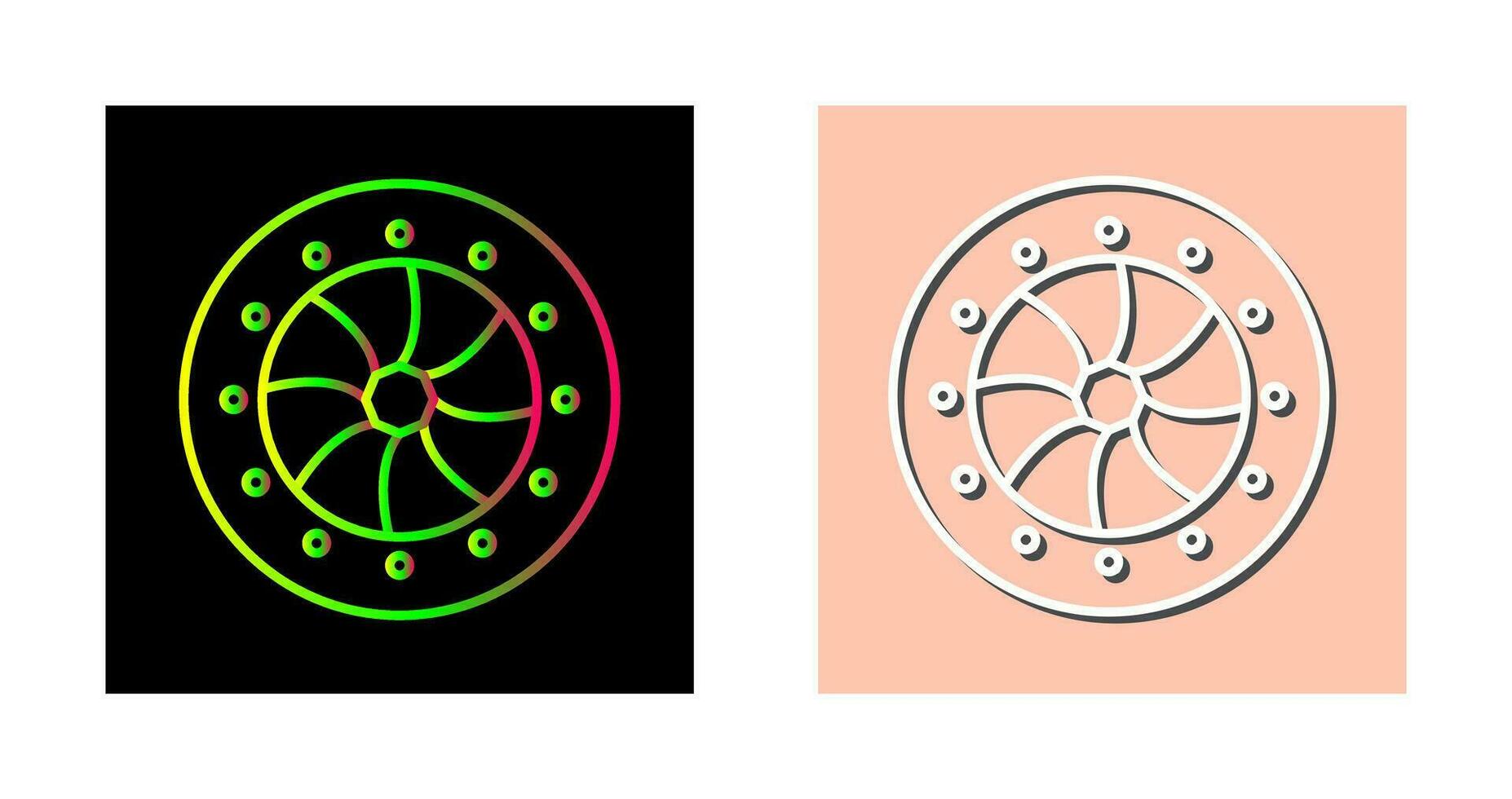 einzigartiges optisches Diaphragma-Vektorsymbol vektor