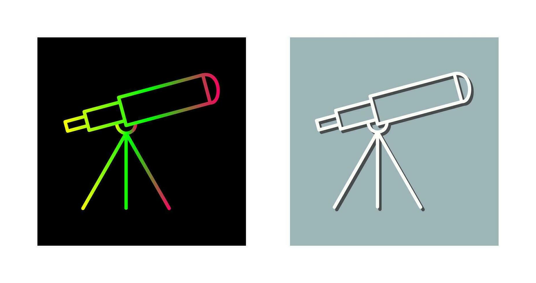 Teleskopvektorikone vektor