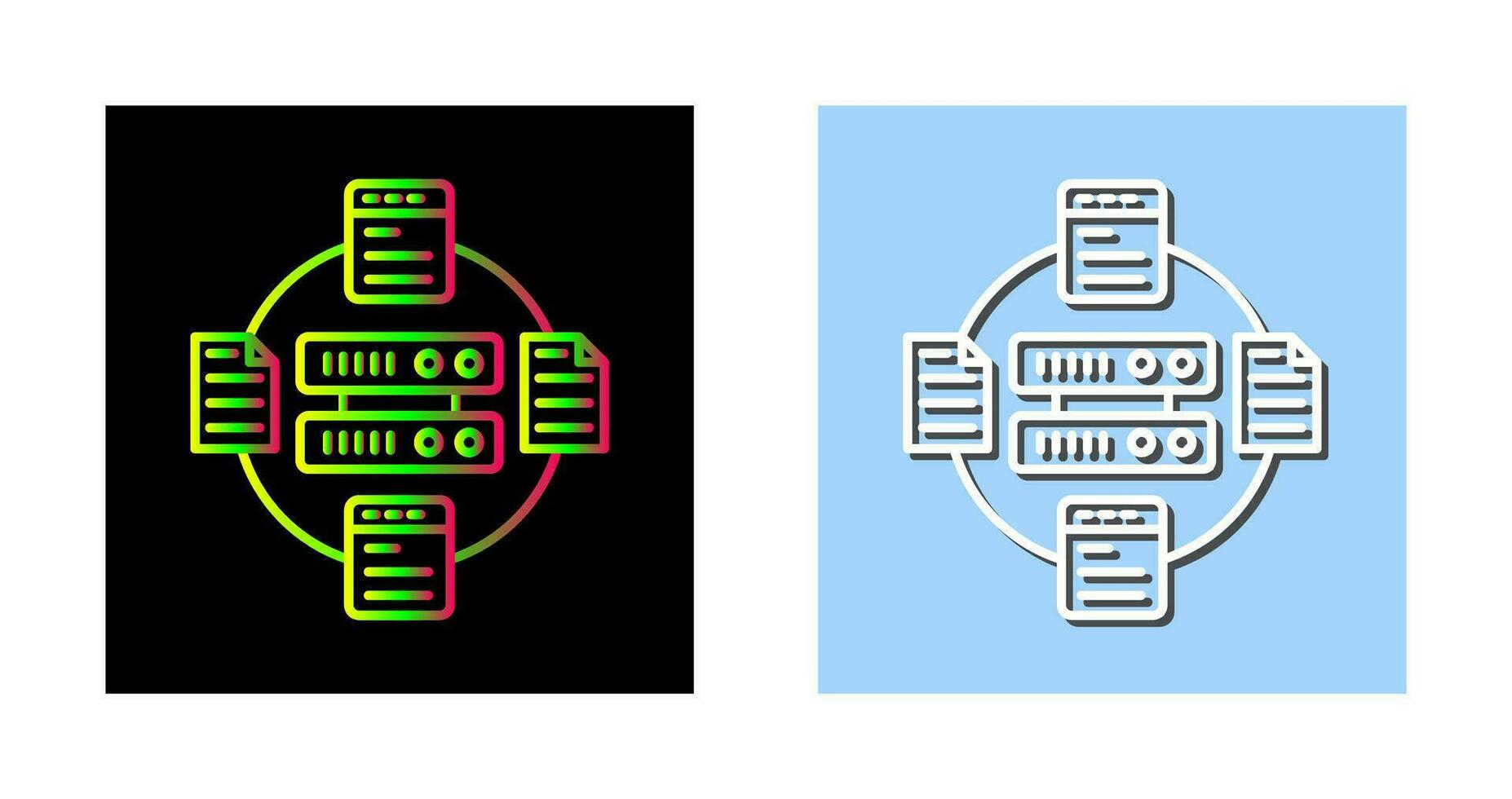 Server-Vektorsymbol vektor