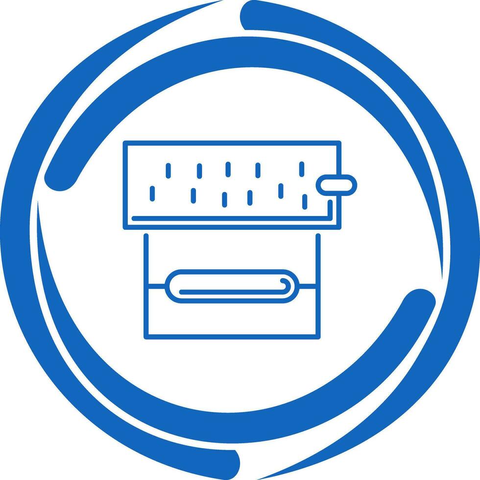 Vektorsymbol für Rolltabak vektor