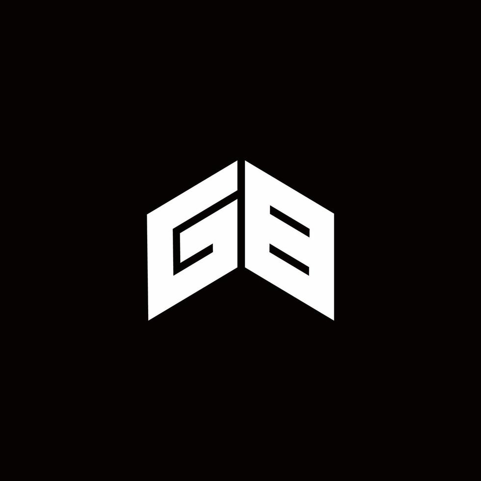 gb logotyp monogram modern designmall vektor