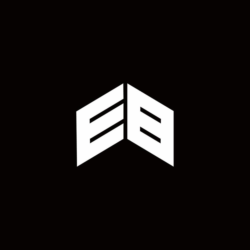 eb logo monogramm moderne designvorlage vektor